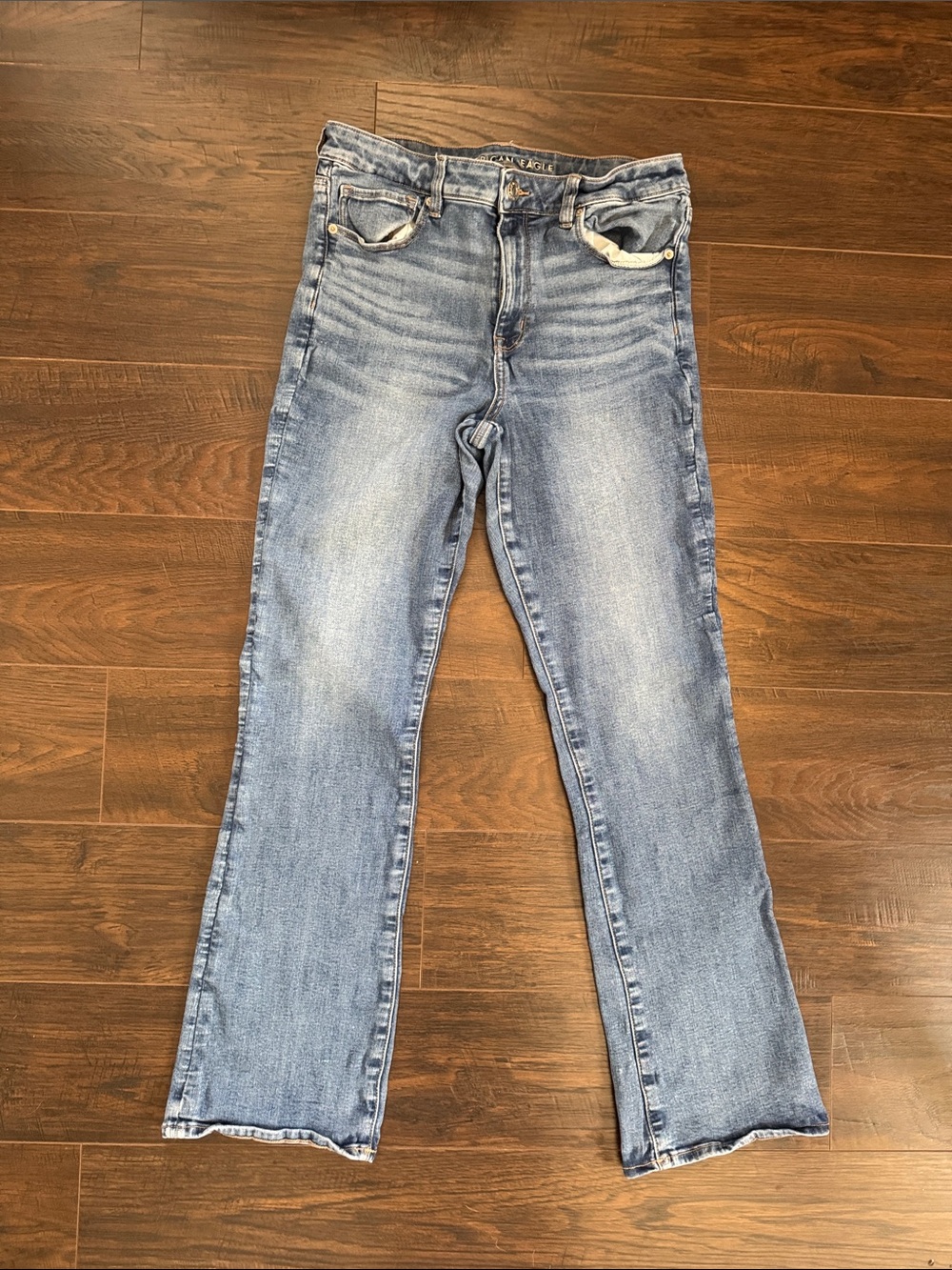 American Eagle High Rise Skinny Kick Jeans
